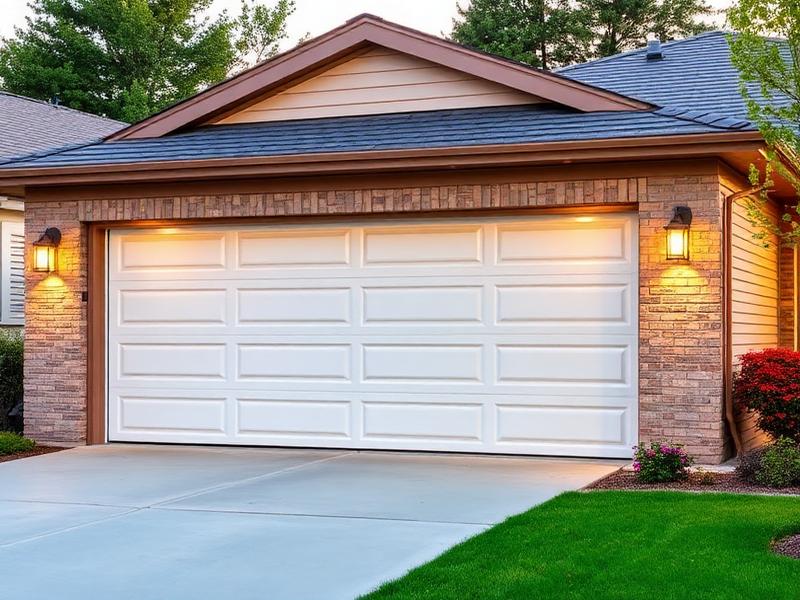 Completed garage door installation by North Royalton Garage Doors